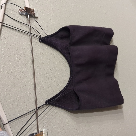 Out From Under For Urban Outfitters Elastic Strap Strappy Tank Crop Top Small - Picture 5 of 5